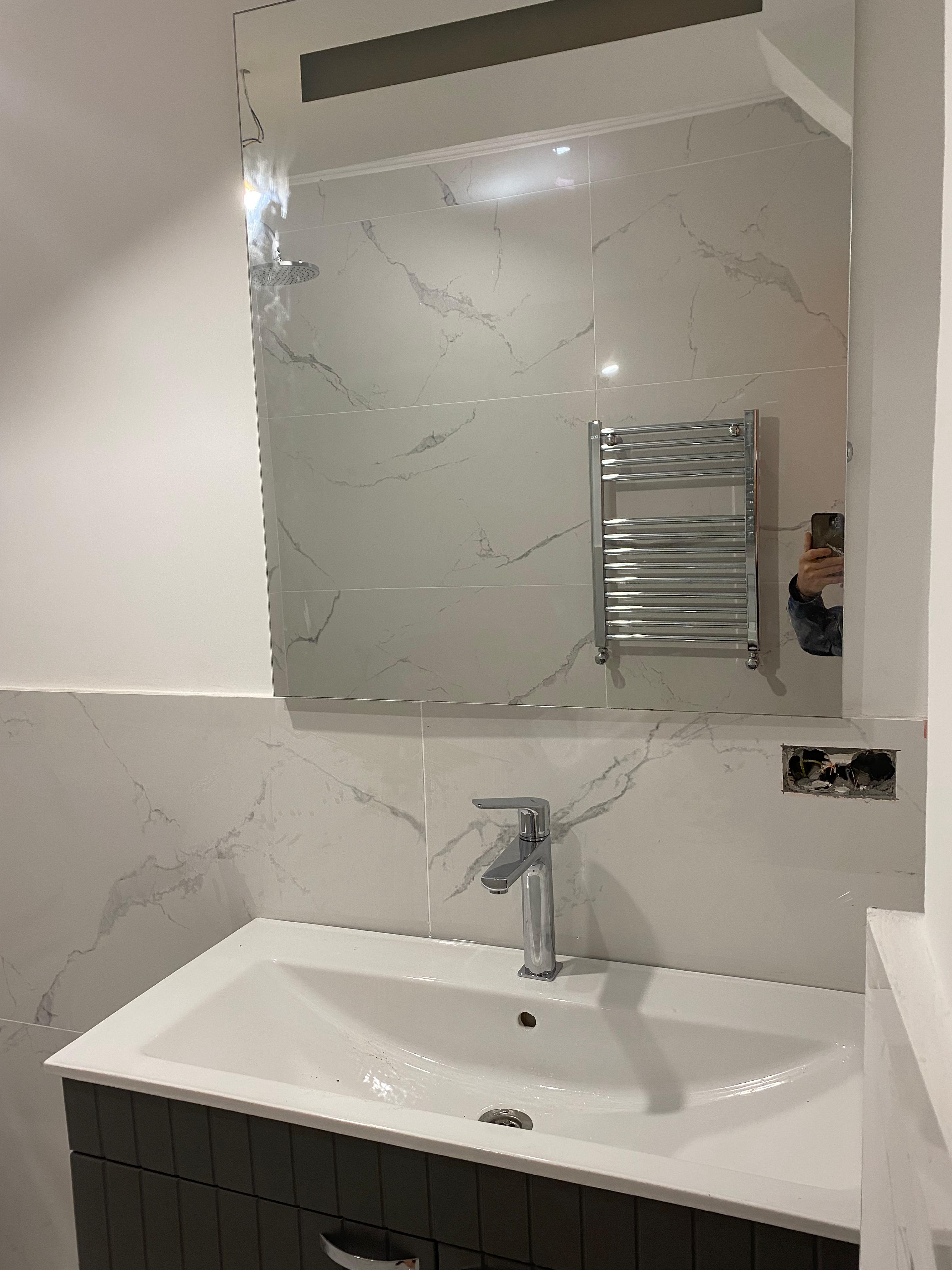 Kompakt banyo düz kabin